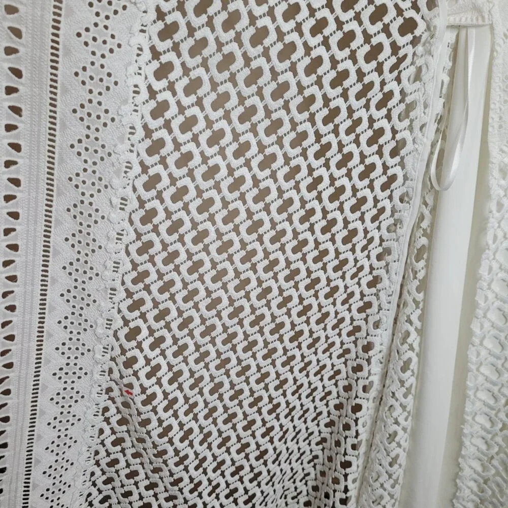 White Evangelia White Wrap Dress by Diane Von Furstenberg - Picture 9 of 15